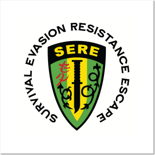 Survival Evasion Resistance Escape SERE School Posters and Art